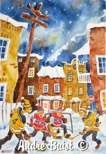 Rivalité éternelle (22 x 15 po)